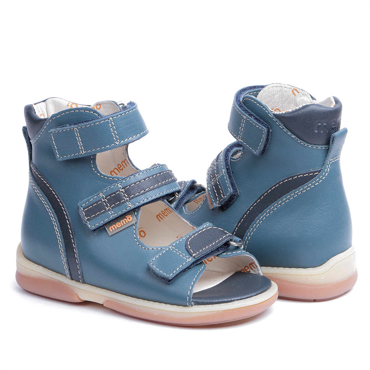bekvemmelighed Vellykket Begrænsning Memo Shoes. Memo Virtus Jeans-Navy Blue Sandals — Memo-Shoes.com.