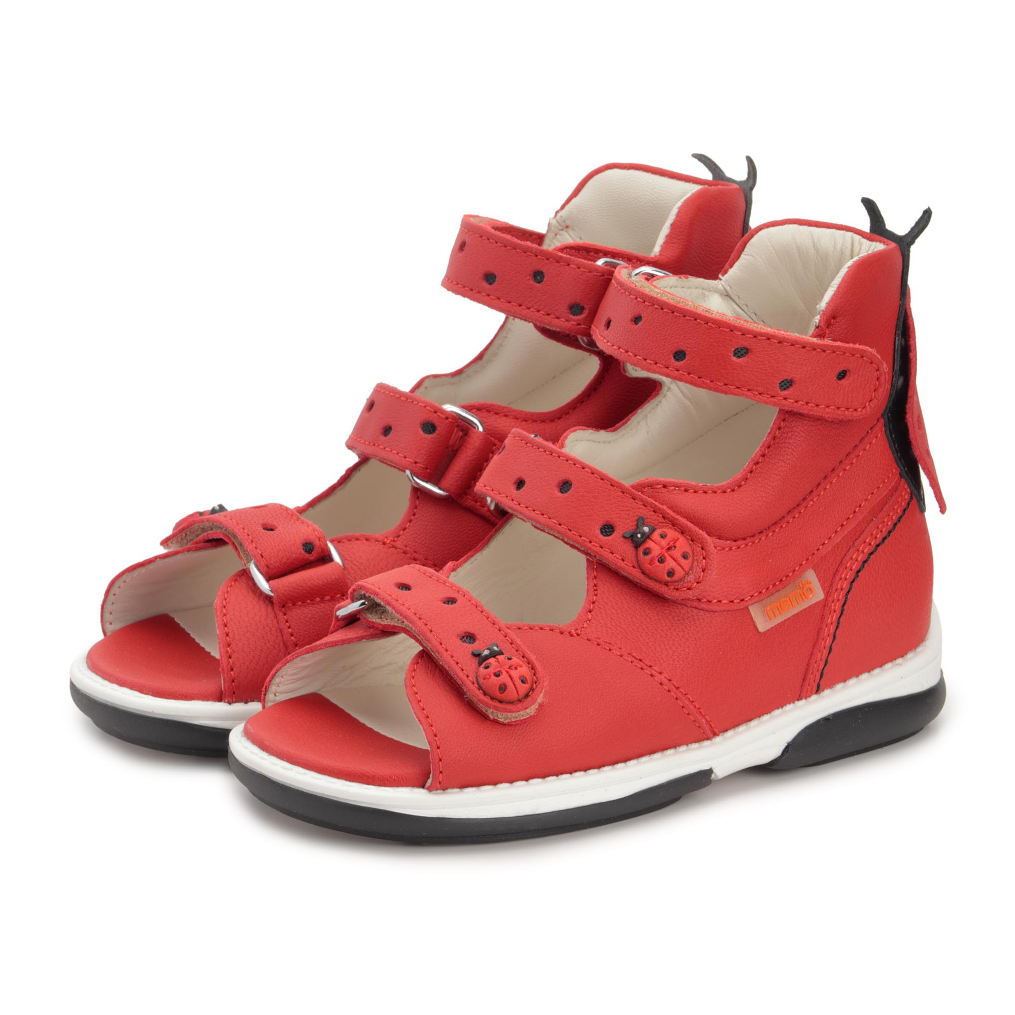Indgang Udråbstegn Squeak Memo Shoes. Memo Ladybird 3CH Orthopedic Corrective Ankle Brace Sandal —  Memo-Shoes.com